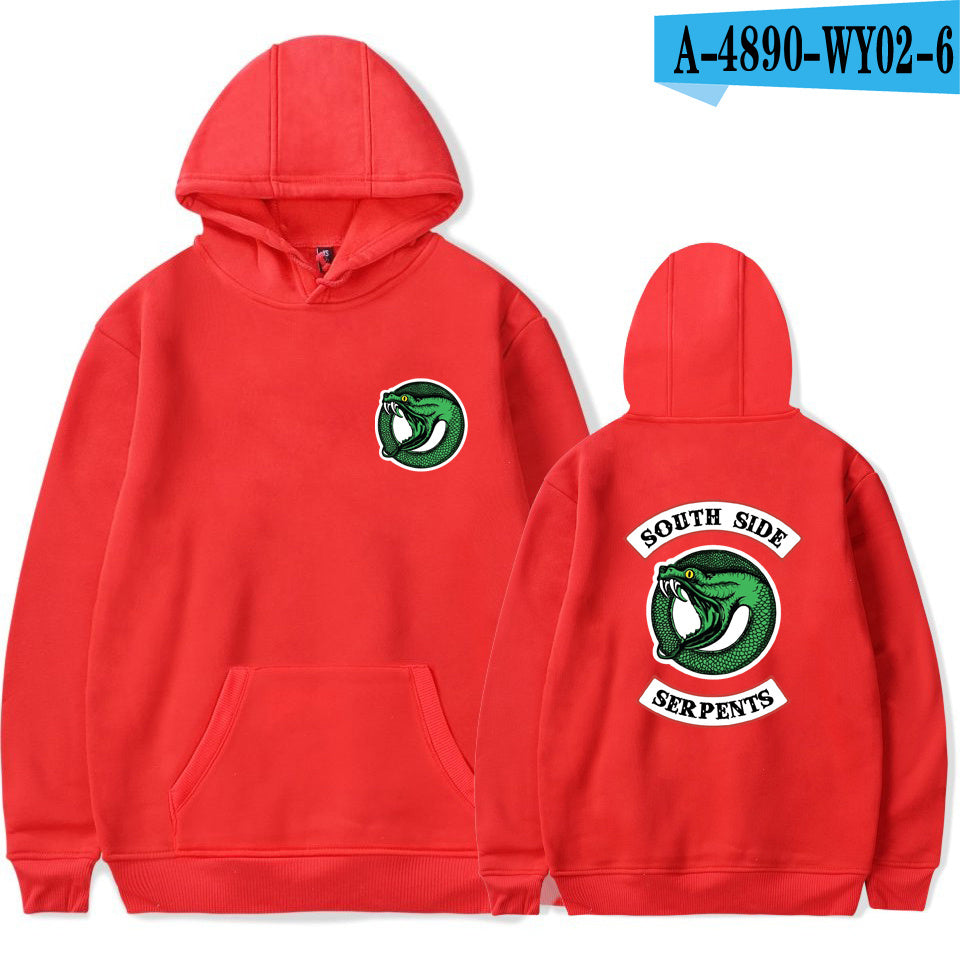 Katoen Oversized Hoodie Sweatshirt Zuid