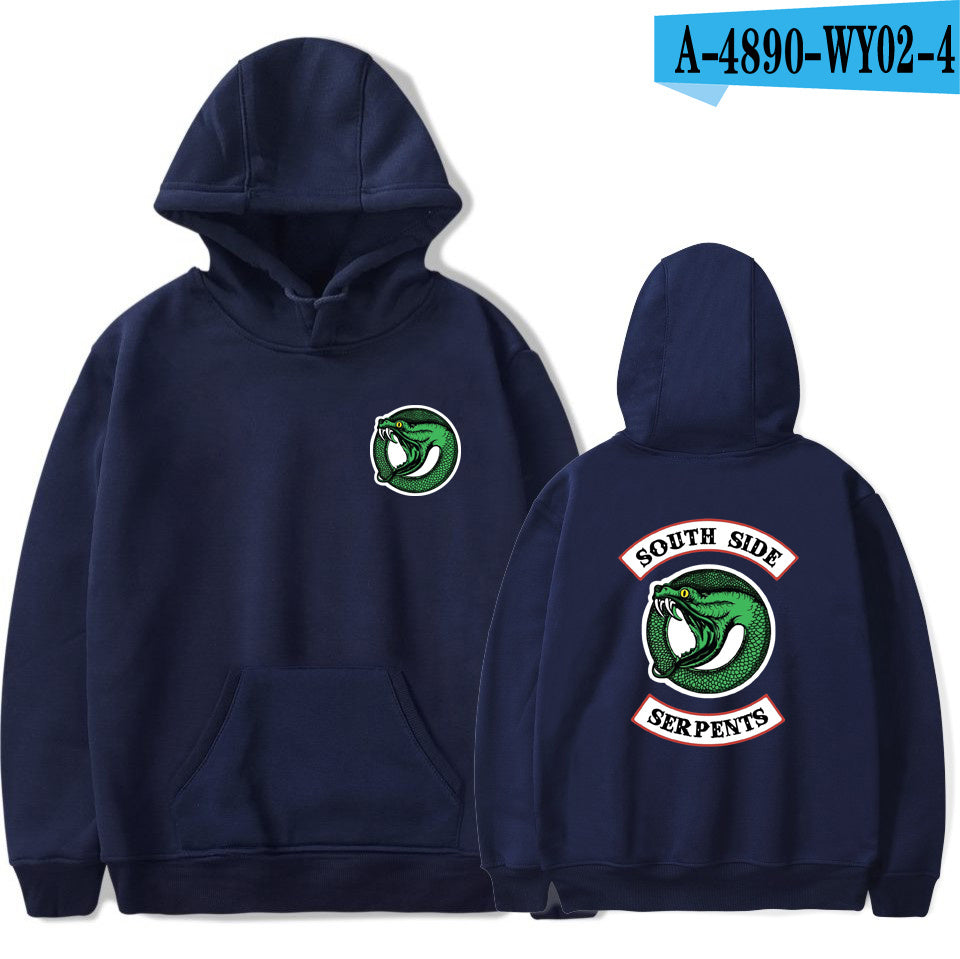 Katoen Oversized Hoodie Sweatshirt Zuid