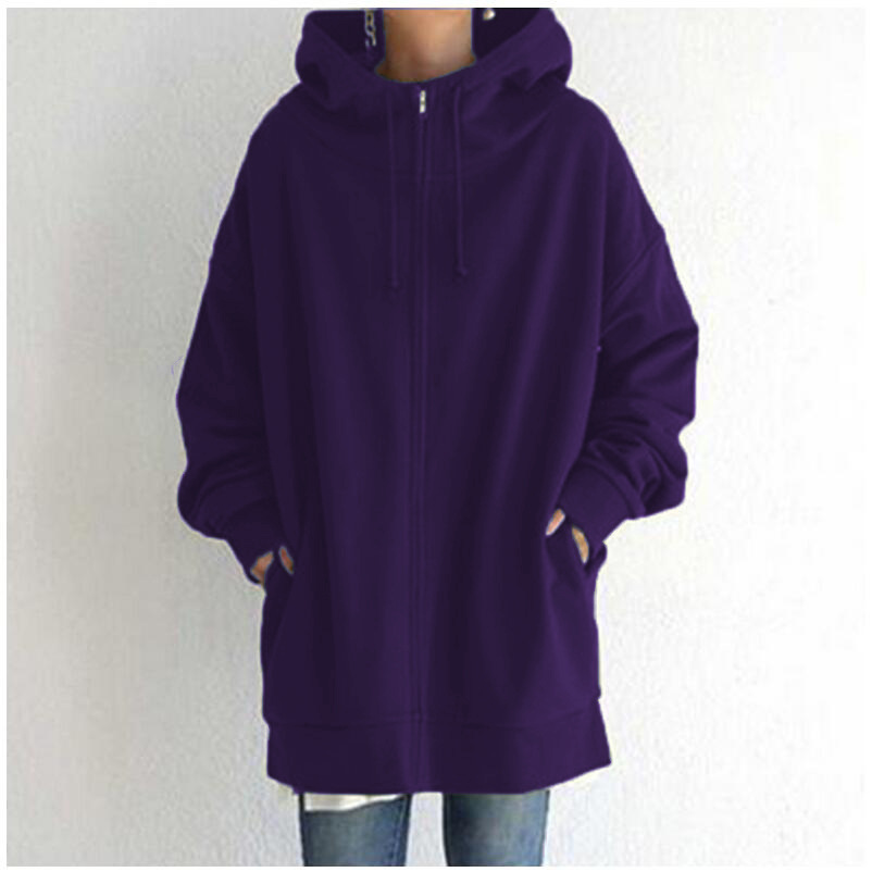 Women’s Fuzzy Hoodie Pullover and Full Zip Sweatshirt front view