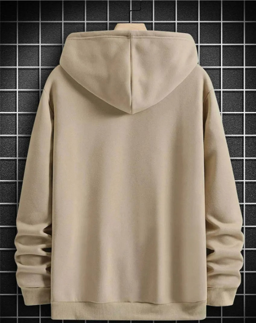 Men’s Printed Hooded Pullover Sweater