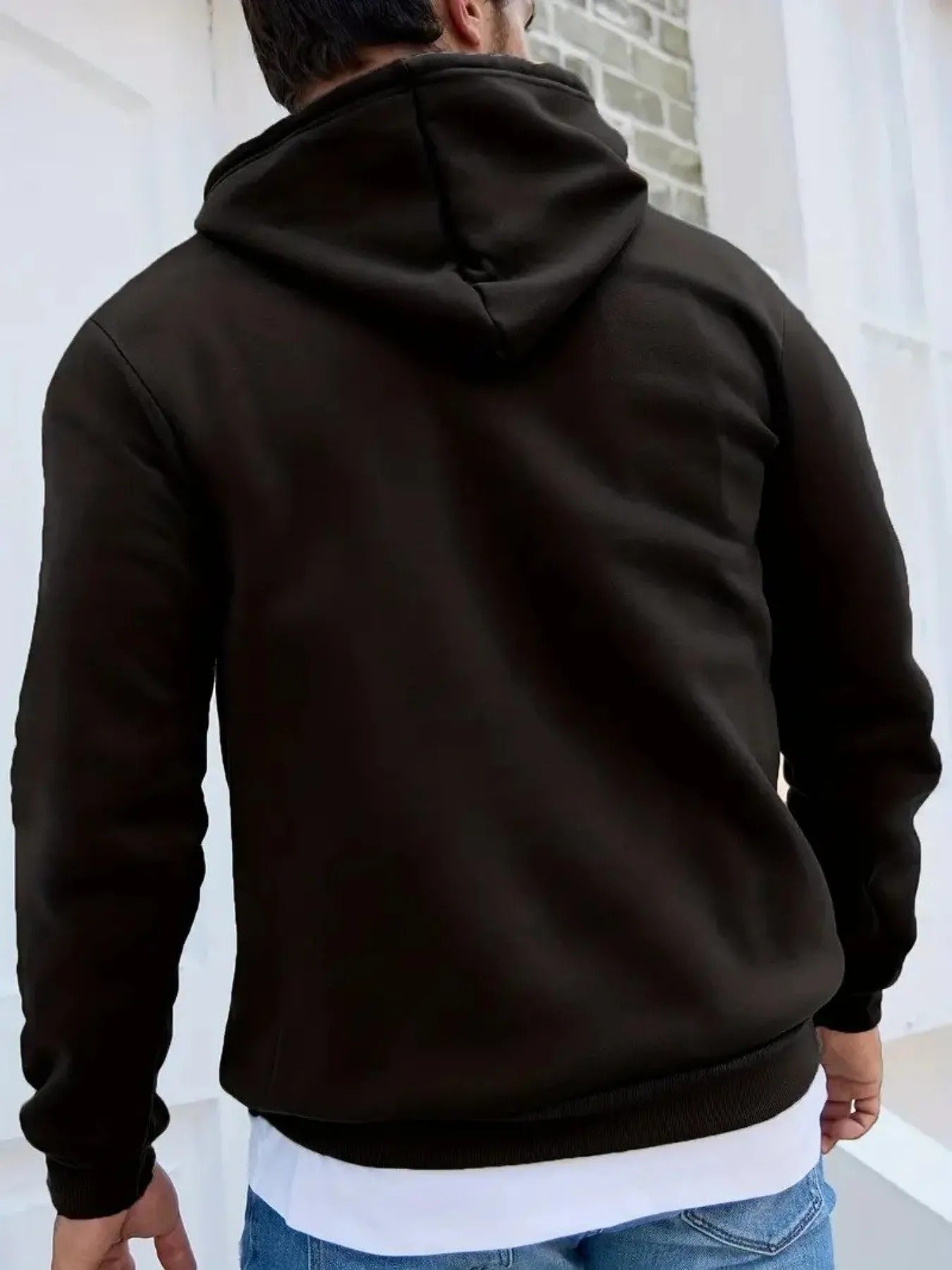 Men's Casual Printed Hoodie
