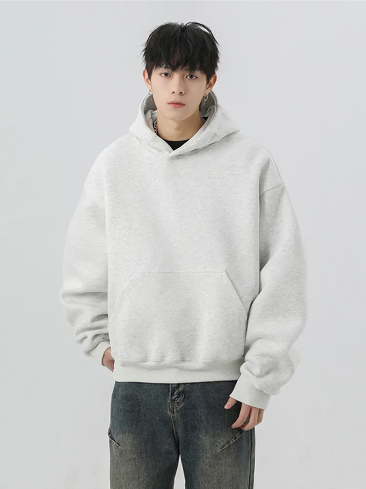 Heavy Profile Cropped Hoodie Men front view