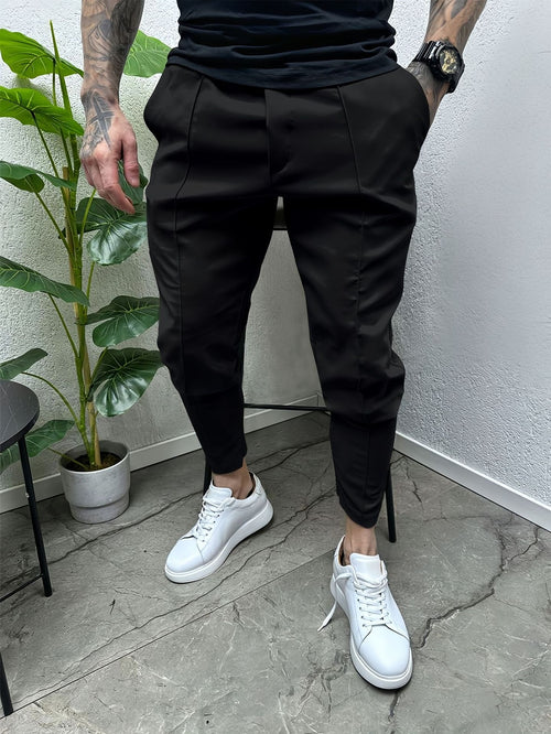 Casual Slim Fit Tapered Overalls Outdoor Trendy Trousers Men
