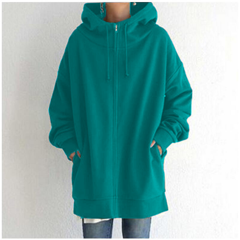 Women’s Fuzzy Hoodie Pullover and Full Zip Sweatshirt front view